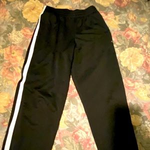 Black and White Champion Sports Sweat Pants.
